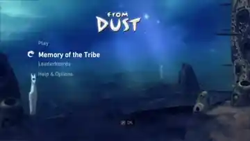 From Dust (USA) (Trial) screen shot title